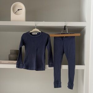 Haven Waffle Thermal Pajama Set - play